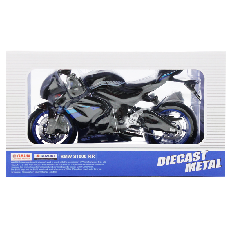 Mô Hình Xe Suzuki GSR-R1000 Đen 1:12 Msz 4966