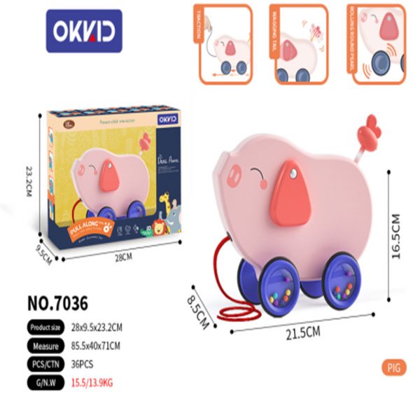 Đồ Chơi Kéo Heo Hồng Xinh Xắn 5666