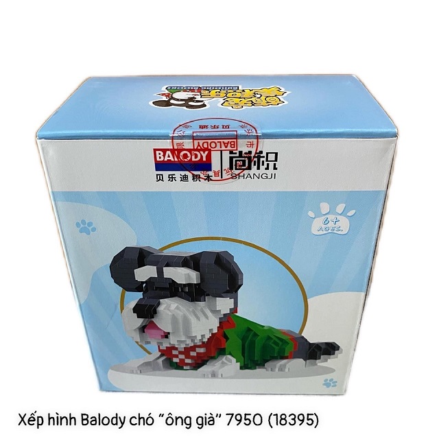 Xếp Hình Balody - Chó "Ông Già" Schnauzer 886 Miếng Ghép 7950