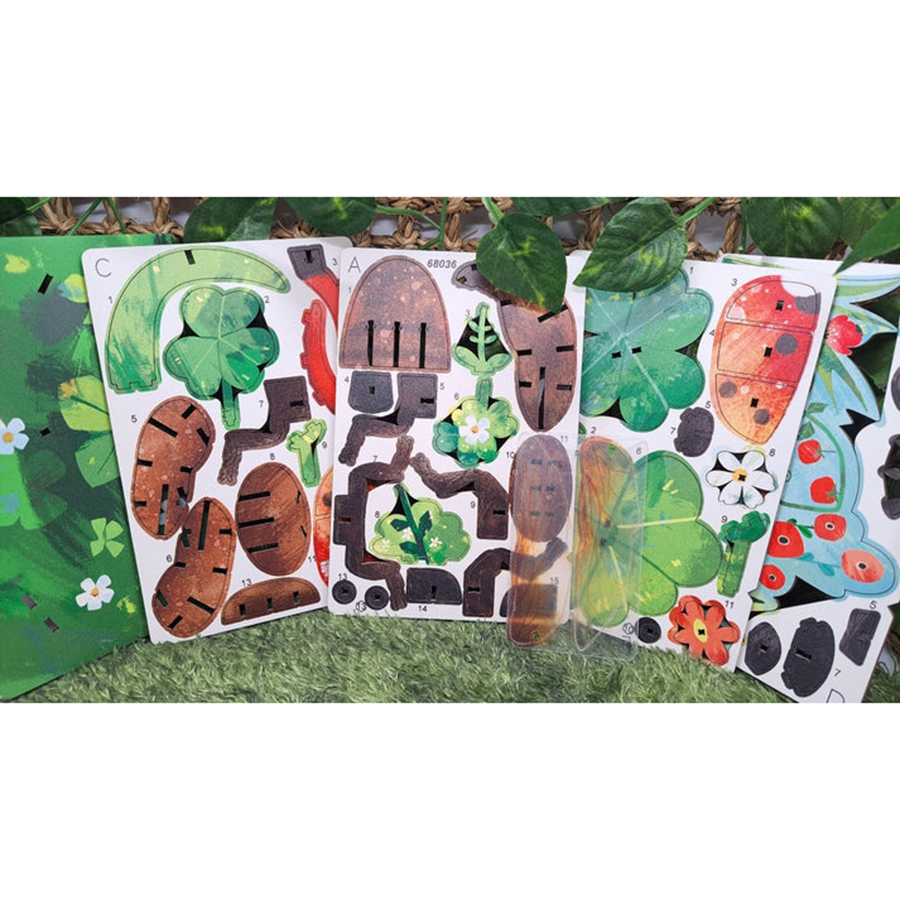 Mô Hình Gỗ Puzzle 3D - Bọ Dừa Và Môi Trường Sống Của Nó 1889 (68036)