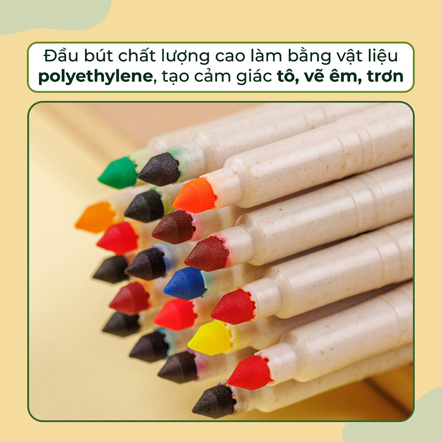 Bút Lông Màu Colorkit Fiber Pen Eco Style FP-C012/ECO (20 Màu)
