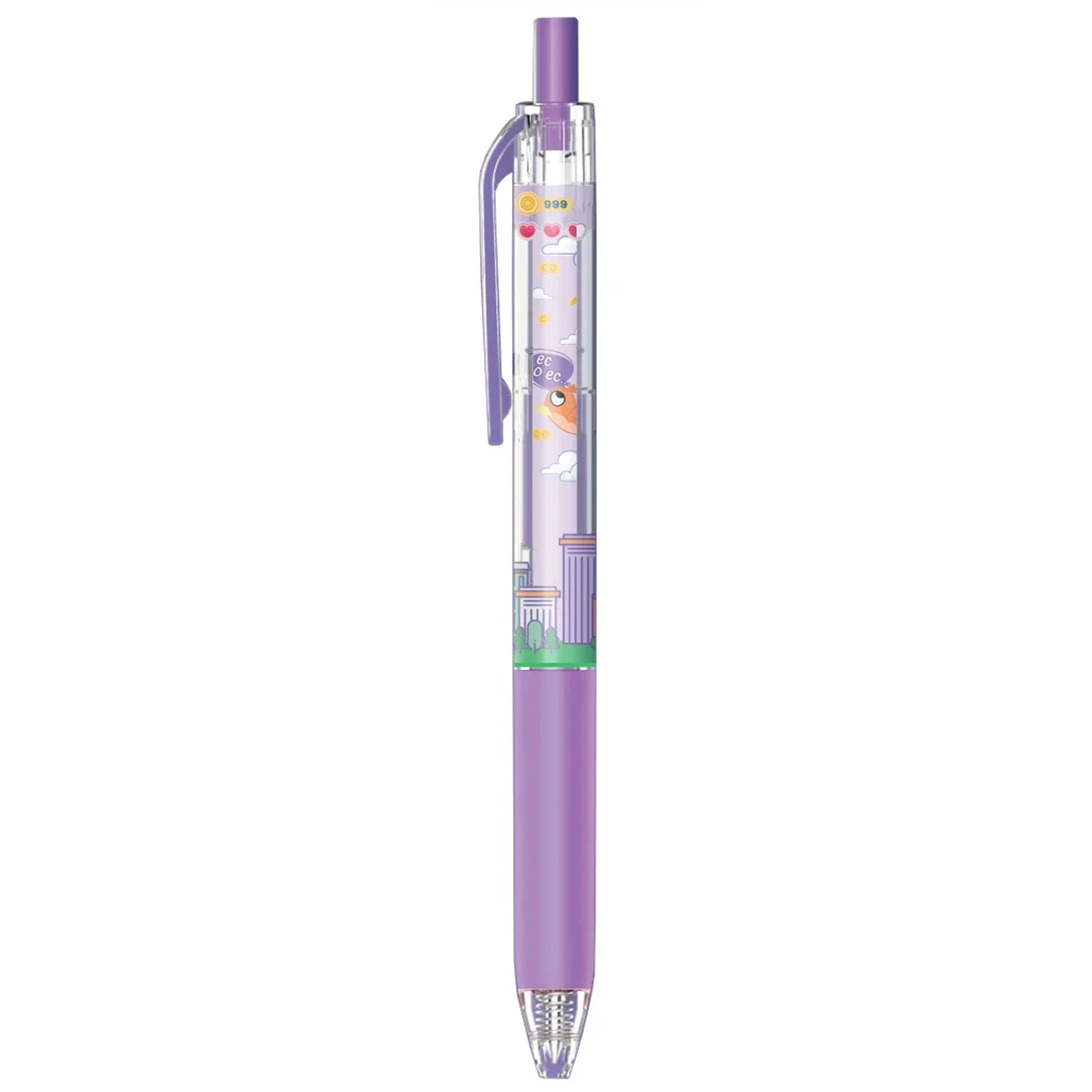 Bút Gel Quick Dry 0.5 mm GEL-057 Mực Tím