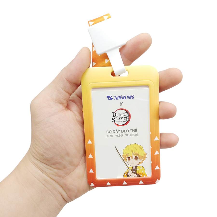Bộ Dây Đeo Thẻ Thanh Gươm Diệt Quỷ Thiên Long CHD-001/Ds Màu Cam - Zenitsu