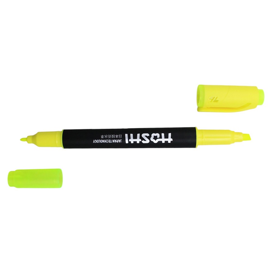 Bút Dạ Quang 2 Đầu Thiên Long Hoshi HL-018/HS Màu Vàng