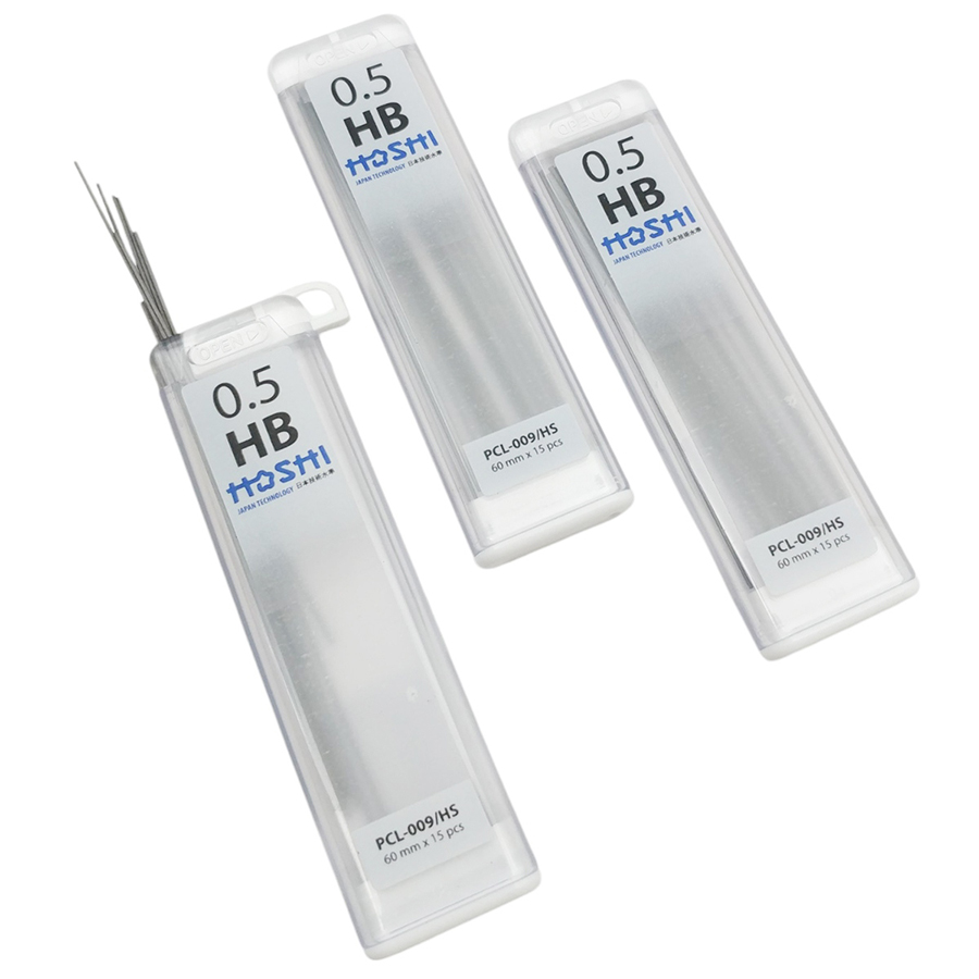 Ngòi Chì Thiên Long Hoshi PCL-009/HS HB 0.5mm - 60 mm x 15 Ngòi