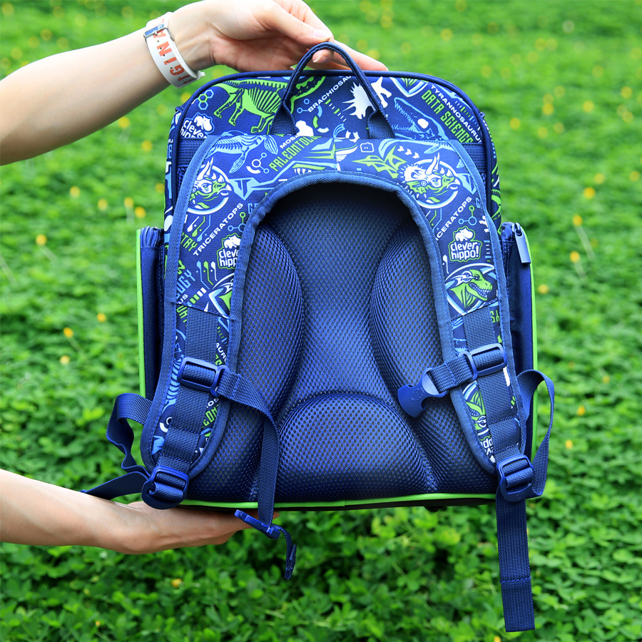 Ba Lô Chống Gù Clever Hippo Fancy Mech Rex Dino BD1222/Blue
