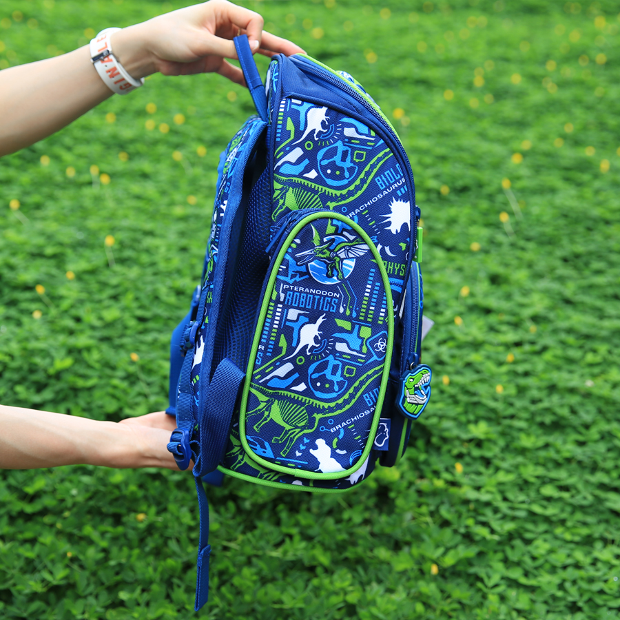 Ba Lô Chống Gù Clever Hippo Fancy Mech Rex Dino BD1222/Blue