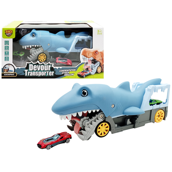 Đồ Chơi Siêu Xe Cá Mập Tấn Công Nuốt Chửng Dinos Party E7016