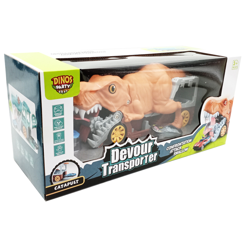 Đồ Chơi Siêu Xe Khủng Long Siêu Đẳng Nuốt Chửng Dinos Party E7018