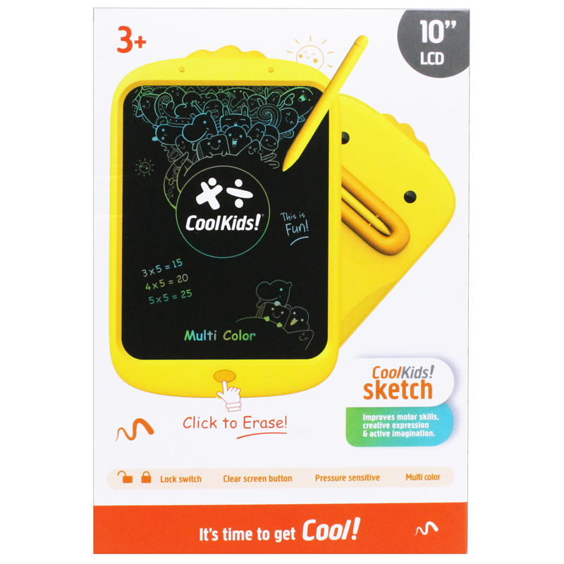 Đồ Chơi Bảng Vẽ Thông Minh Mực Đa Sắc Size 10 Inch Vịt Con Vàng ZJ01/YL