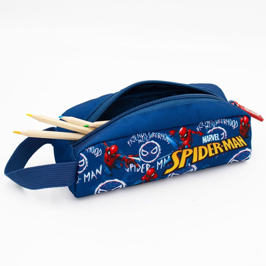 Túi Đựng Bút Clever Hippo Classic Người nhện Spider-Man HLS0103/BLUE