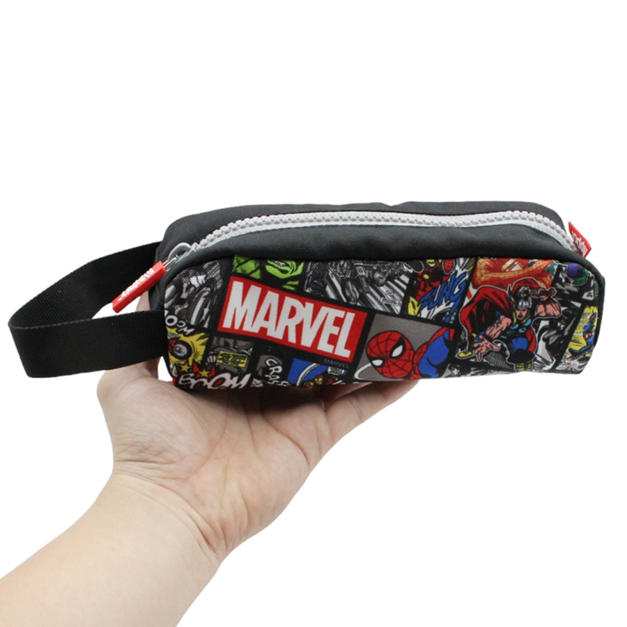 Túi Đựng Bút Clever Hippo Classic Siêu Anh Hùng Marvel HLM0105/BLACK