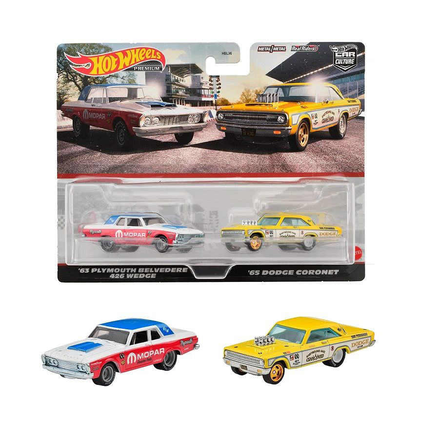 Đồ Chơi Bộ Đôi Siêu Xe Hot Wheels Premiums 4 HKF56/HBL96