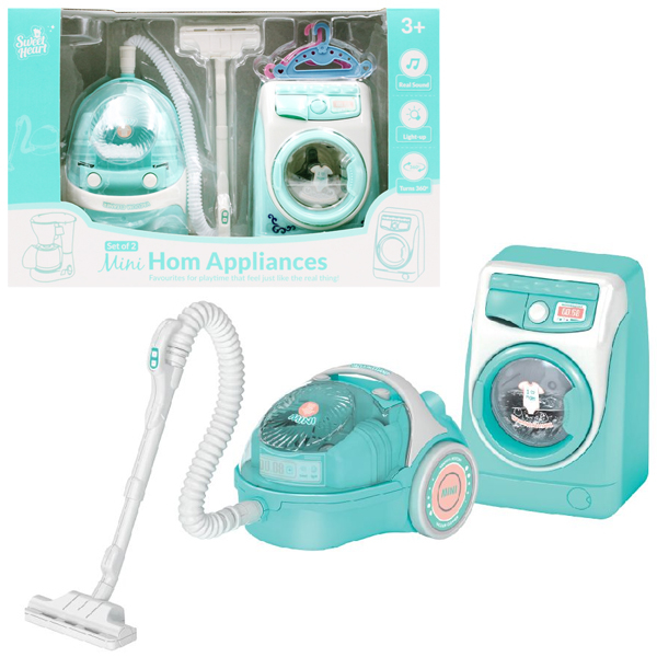 Đồ Chơi Combo Đồ Gia Dụng: Máy Hút Bụi Và Máy Giặt SH471548
