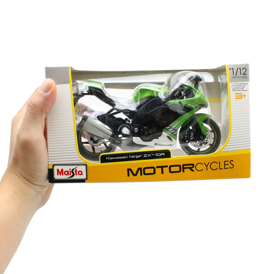 Đồ Chơi Lắp Ráp Mô Hình Mô Tô 1:12 Kawasaki Ninja ZX-10R