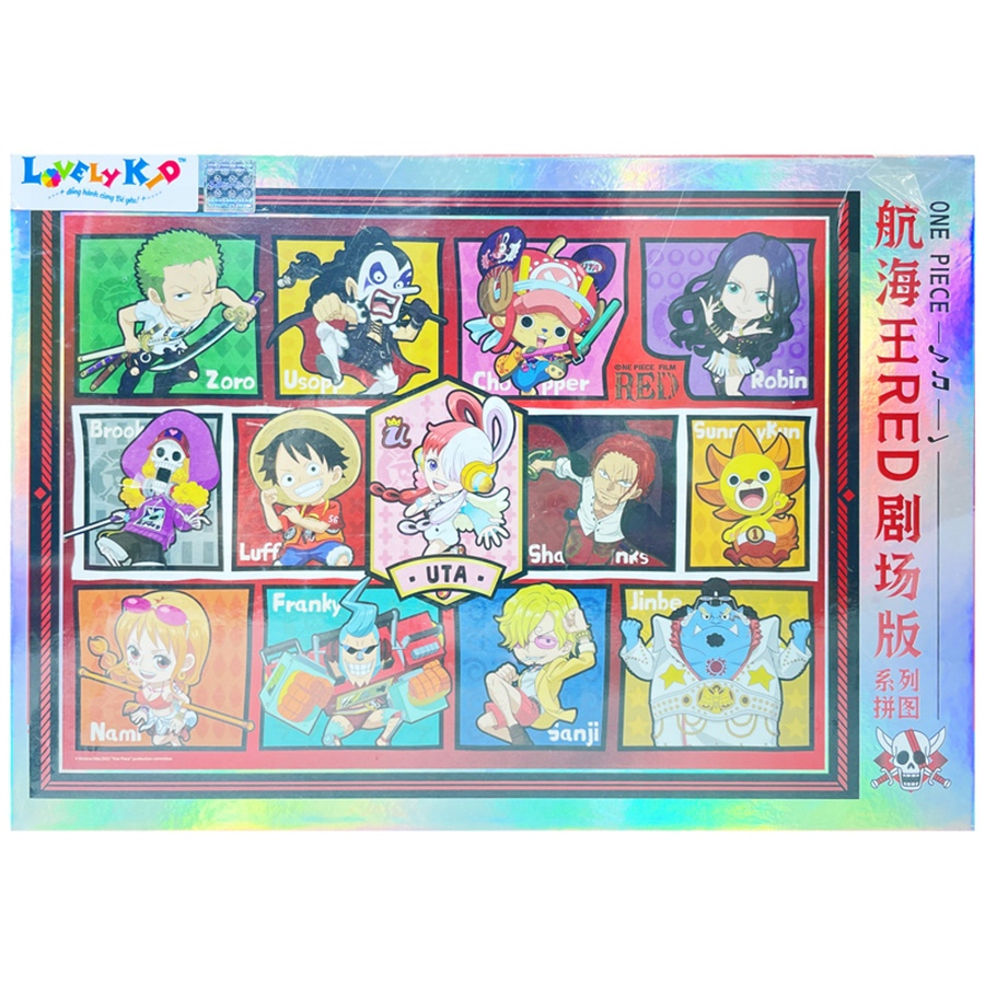 Đồ Chơi Xếp Hình One Piece Red HO02