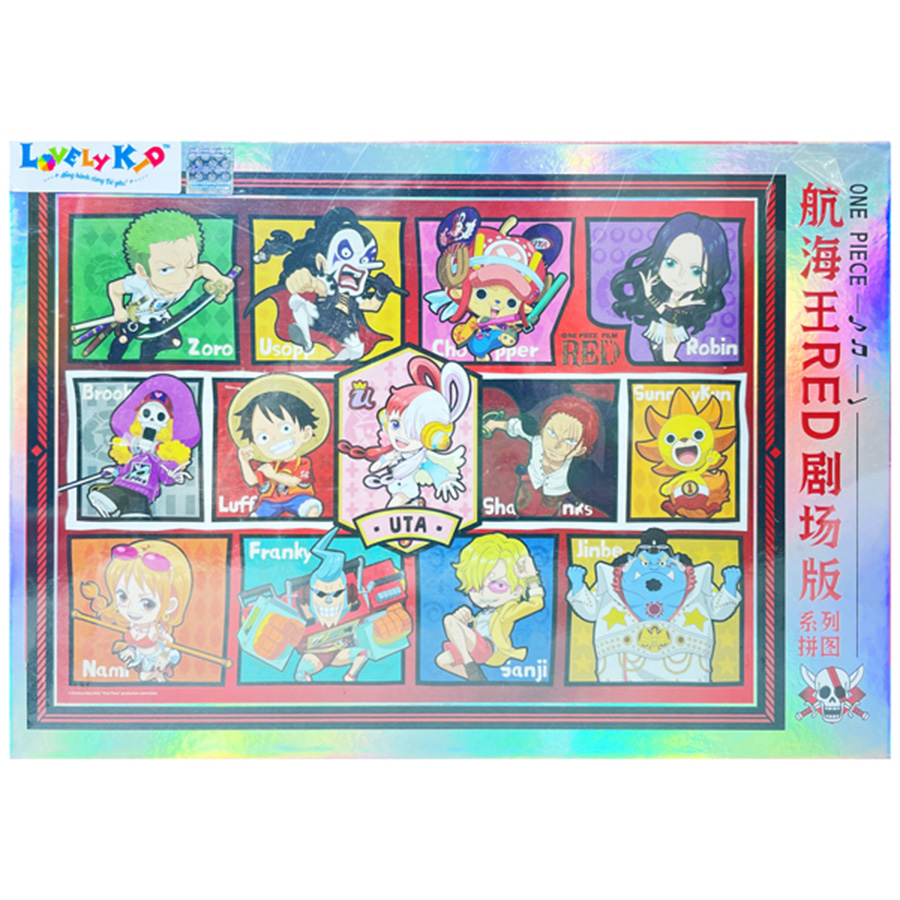 Đồ Chơi Xếp Hình One Piece Red HO02