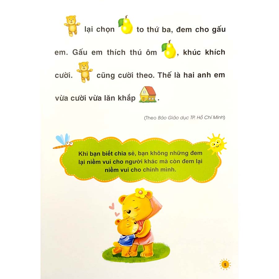 Truyện Tranh Tư Duy Cho Bé - Song Ngữ Việt-Anh - Yêu Thương - Chia Sẻ
