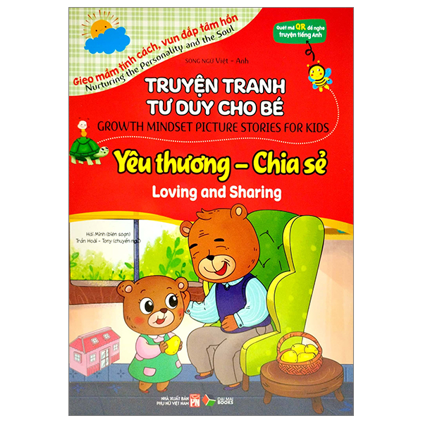 Truyện Tranh Tư Duy Cho Bé - Song Ngữ Việt-Anh - Yêu Thương - Chia Sẻ