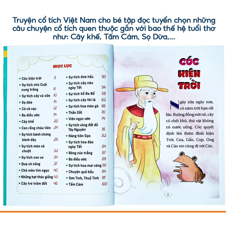 Truyện Cổ Tích Việt Nam Cho Bé Tập Đọc