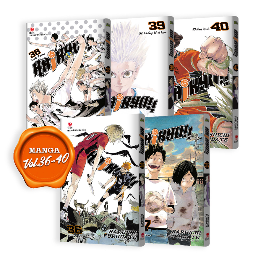 Combo 15 Cuốn Premium Boxset Haikyu!! - Tập 31 - 45 - Tặng Kèm 7 PVC Card