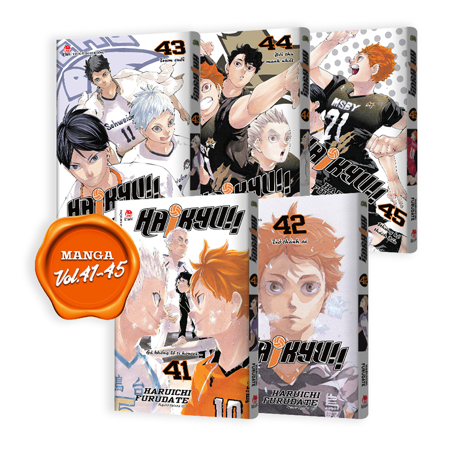 Combo 15 Cuốn Premium Boxset Haikyu!! - Tập 31 - 45 - Tặng Kèm 7 PVC Card