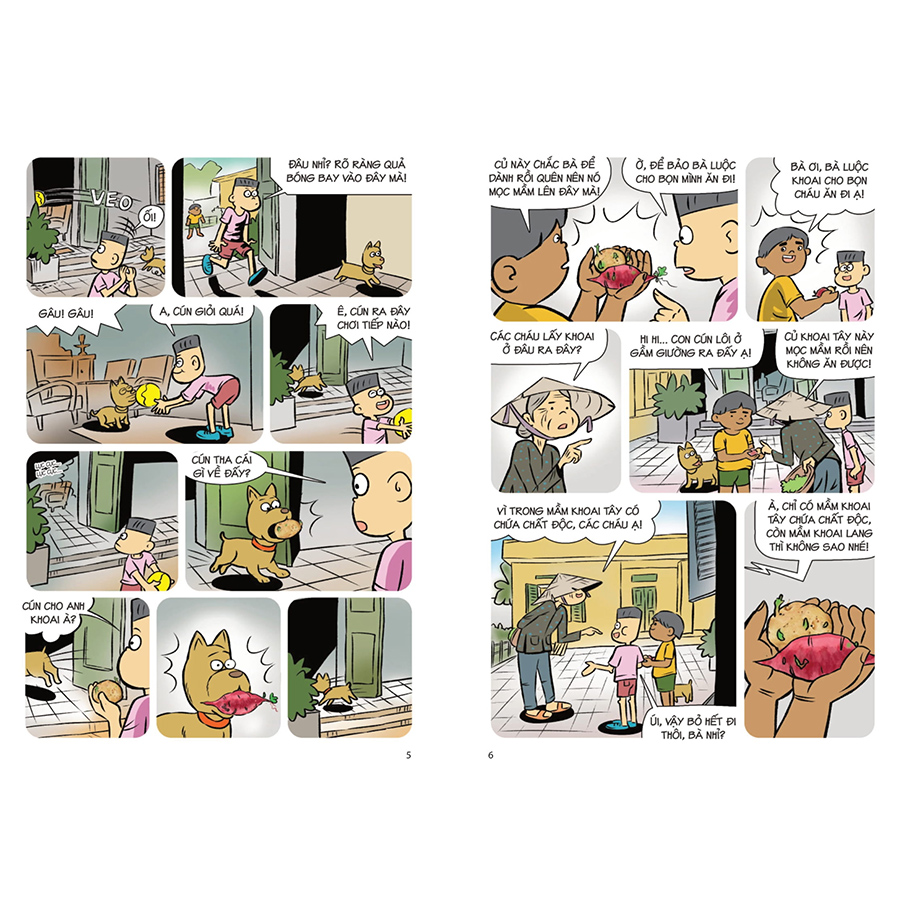 Comic Kĩ Năng Sống - Dành Cho Trẻ Tiểu Học - Ăn Uống An Toàn