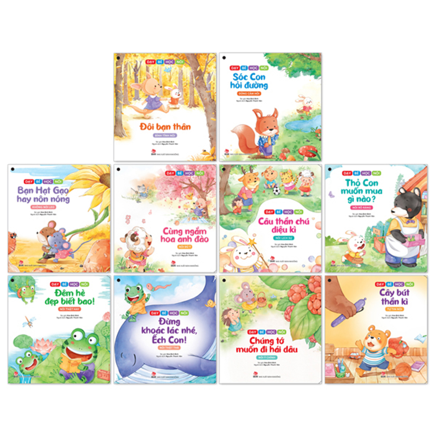 Combo 10 Cuốn Dạy Bé Học Nói