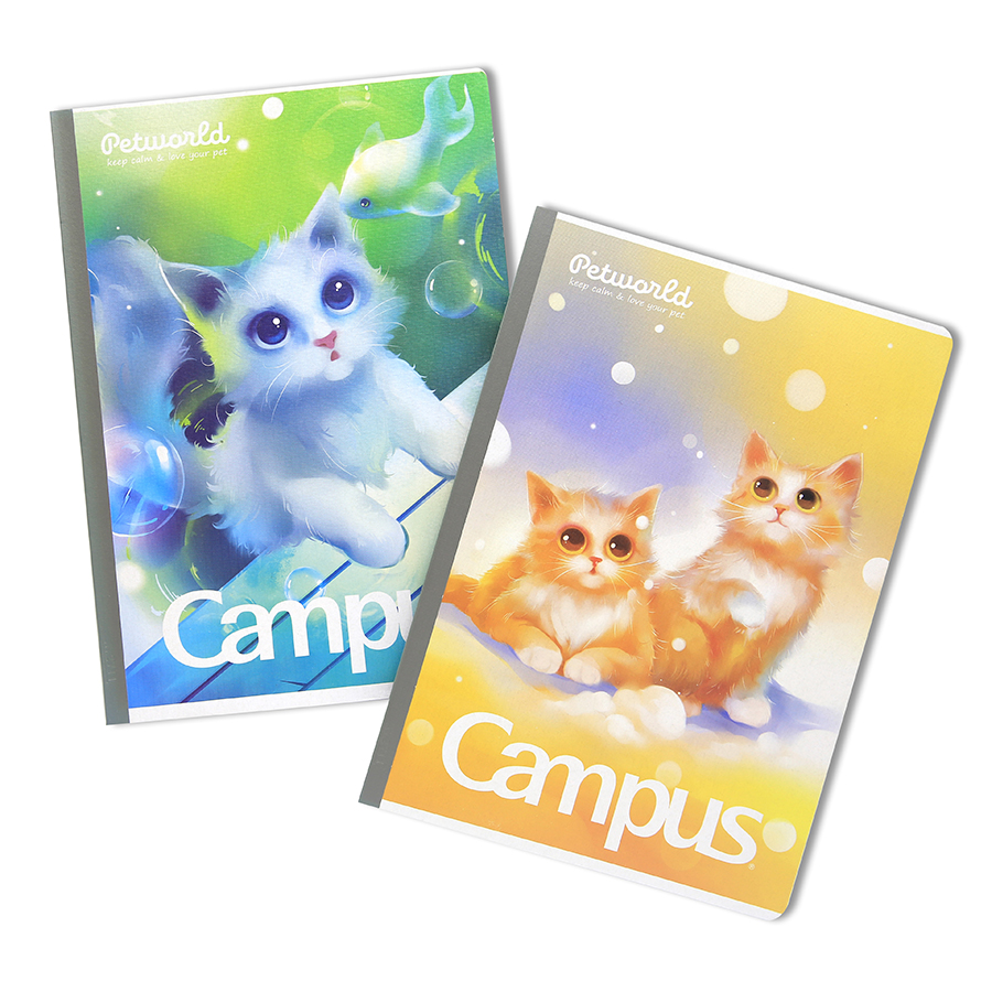 Vở 4 Ô Ly Campus 3760 Pet 80 Trang