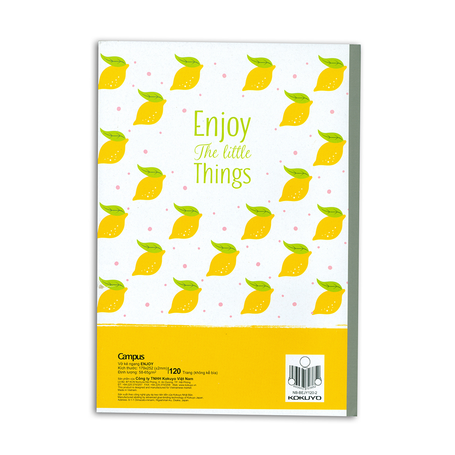 Vở Kẻ Ngang Campus Enjoy 3852 120 Trang