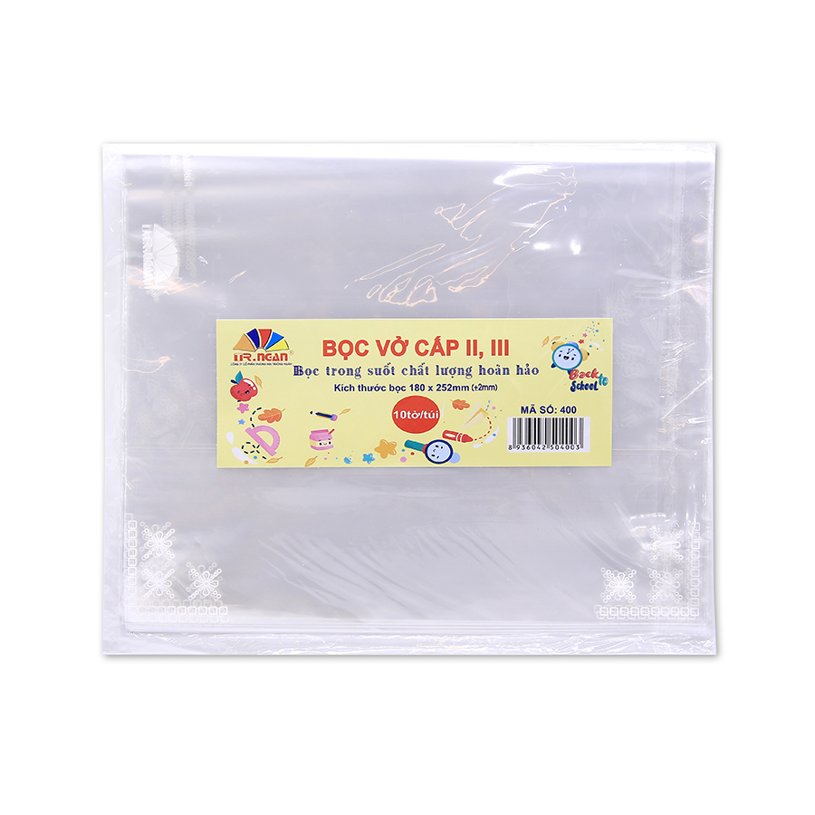 Bọc Vở Cấp 2 Trường Ngân TN400