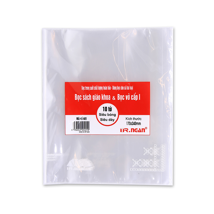 Bọc Vở Cấp 1 Và Sách Giáo Khoa Trường Ngân TN401