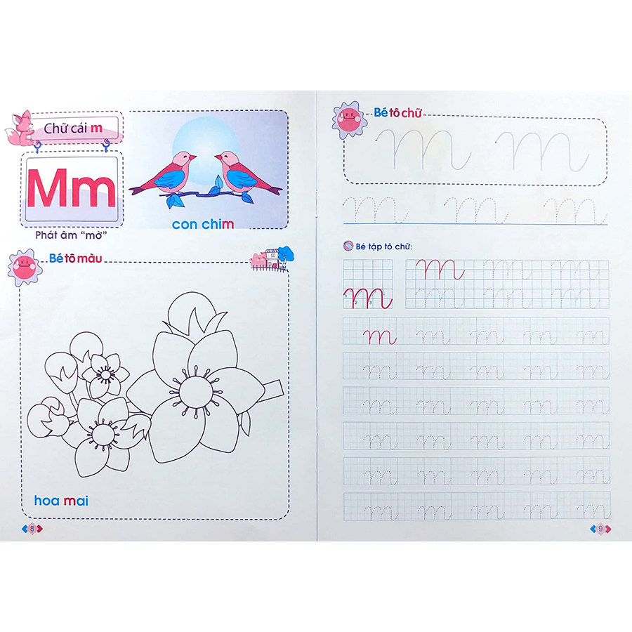 Mai Em Vào Lớp 1 - Vở Tập Tô Chữ Dành Cho Trẻ 5 - 6 Tuổi Tập 2