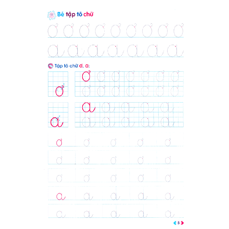 Mai Em Vào Lớp 1 - Vở Tập Tô Chữ Mẫu Giáo - Dành Cho Trẻ 5 - 6 Tuổi