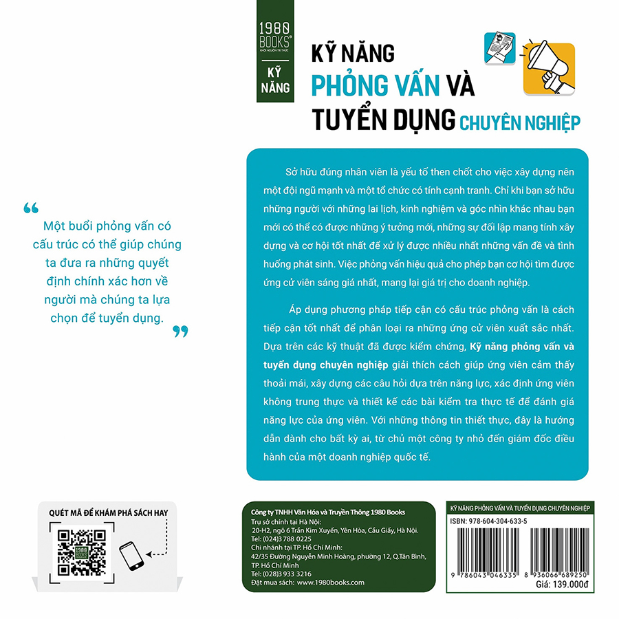 Kỹ Năng Phỏng Vấn Và Tuyển Dụng Chuyên Nghiệp