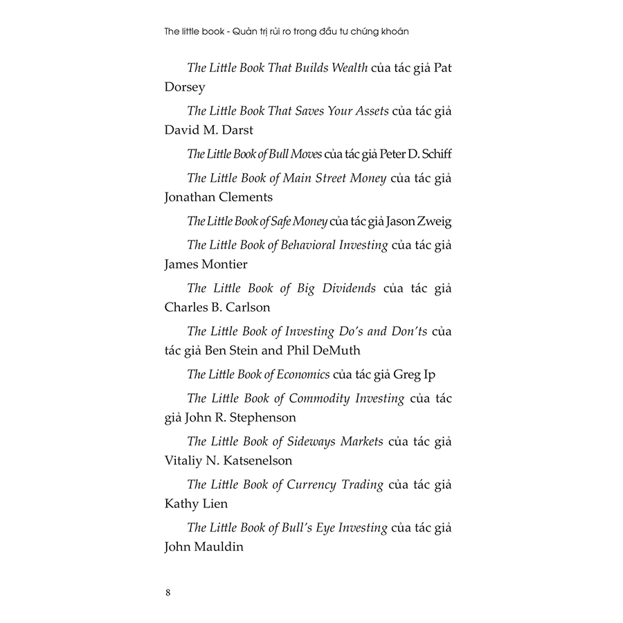 The Little Book - Quản Trị Rủi Ro Trong Đầu Tư Chứng Khoán