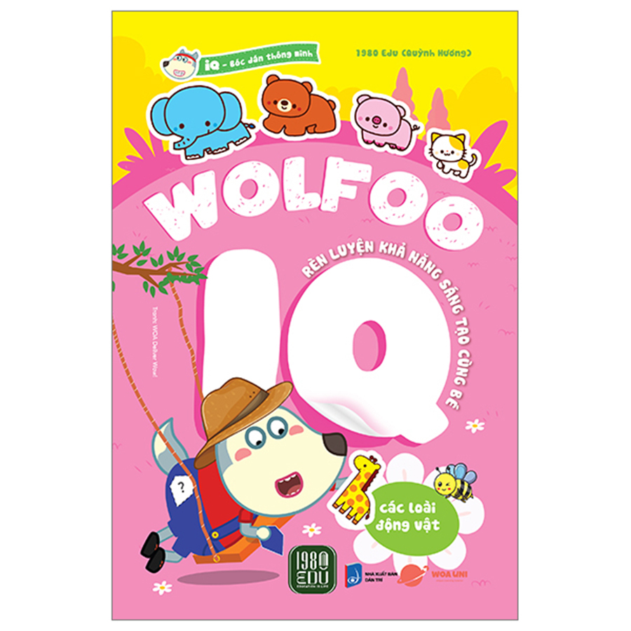 Bóc Dán Thông Minh - Wolfoo IQ Rèn Luyện Khả Năng Sáng Tạo Cùng Bé - Các Loài Động Vật