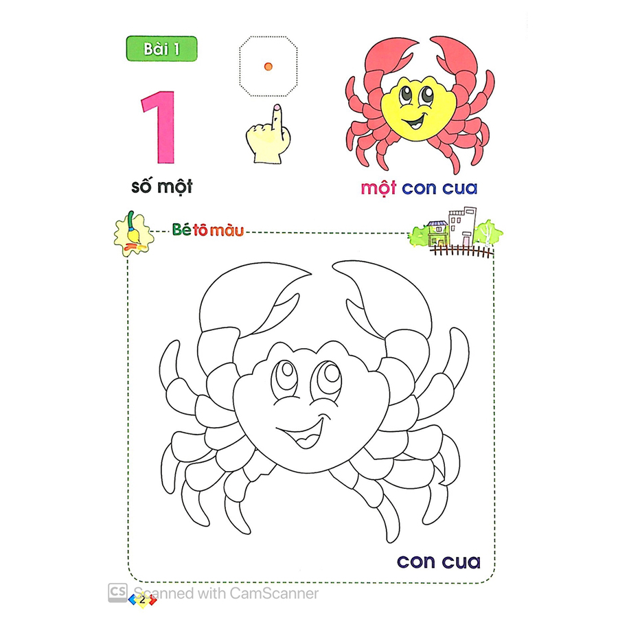 Tập Tô Và Làm Quen Chữ Số Dành Cho Trẻ 5-6 Tuổi