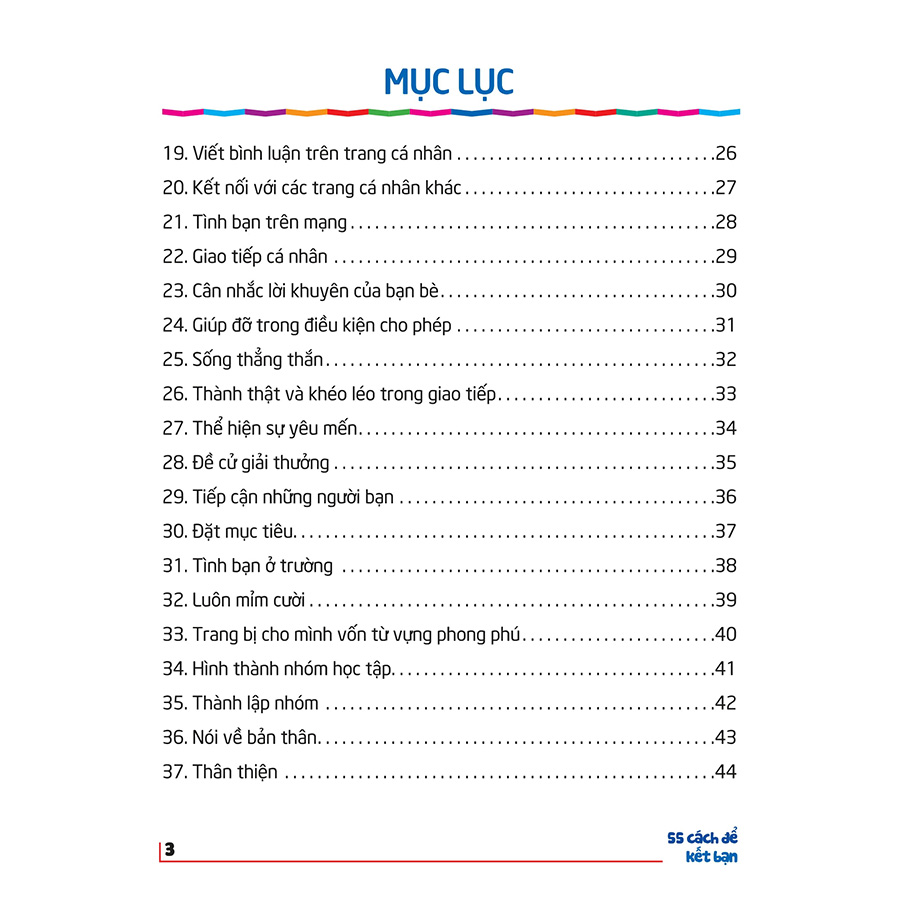 Tủ Sách Kĩ Năng Sống Dành Cho Học Sinh - 55 Cách Để Kết Bạn