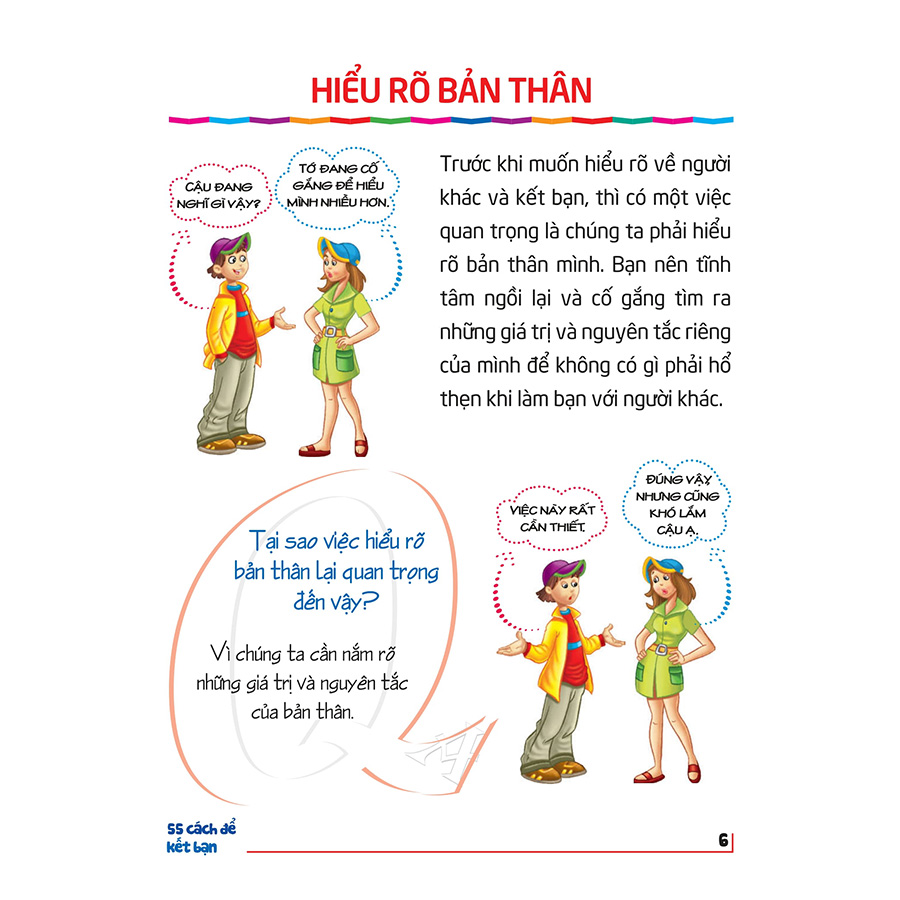 Tủ Sách Kĩ Năng Sống Dành Cho Học Sinh - 55 Cách Để Kết Bạn