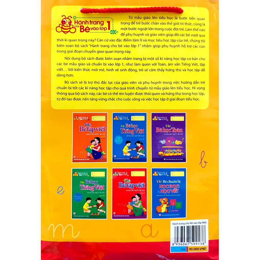 Combo 8 Cuốn Hành Trang Cho Bé Vào Lớp 1