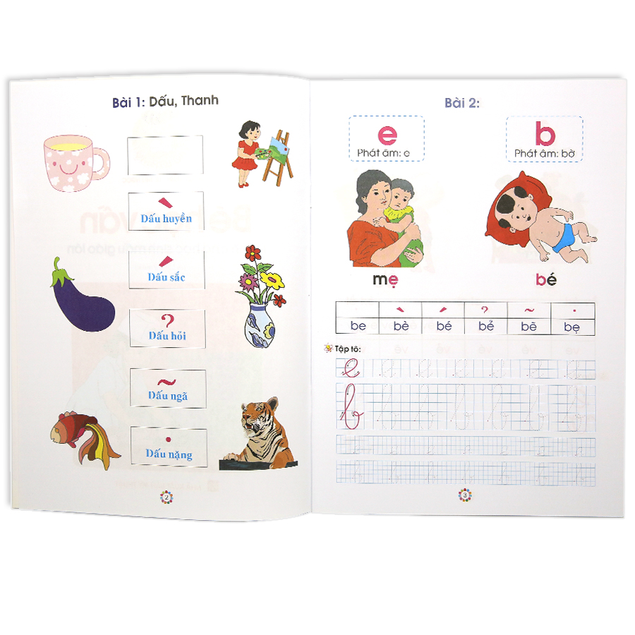 Tủ Sách Bé Vào Lớp Một - Bé Học Vần - Dành Cho Học Sinh Mẫu Giáo Lớn