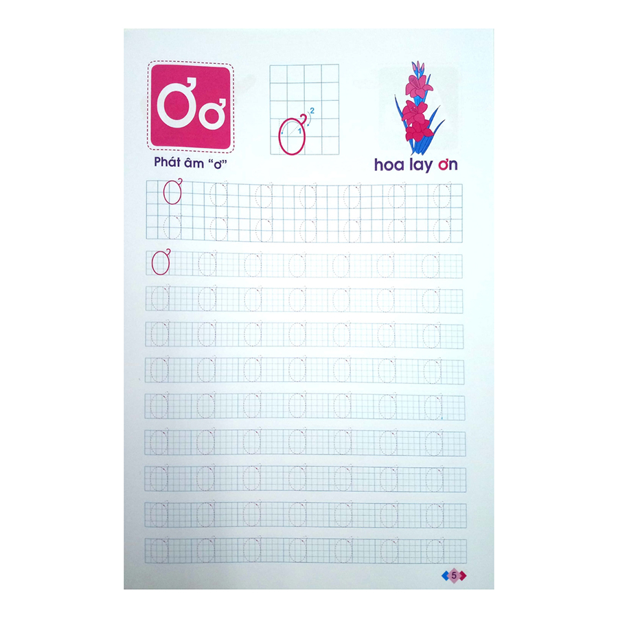 Hành Trang Cho Bé Vào Lớp 1 - Bé Tập Tô Chữ Cái Dành Cho Trẻ 4-5 Tuổi