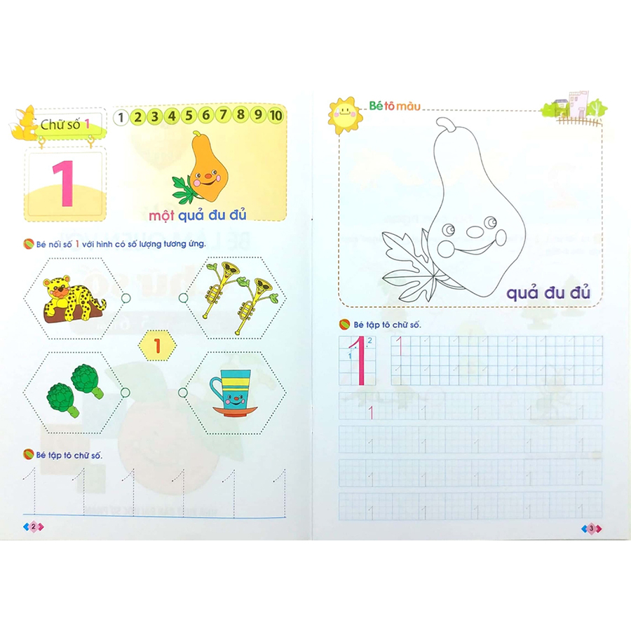Mai Em Vào Lớp 1 - Vở Bé Làm Quen Với Chữ Số Dành Cho Bé 5 - 6 Tuổi
