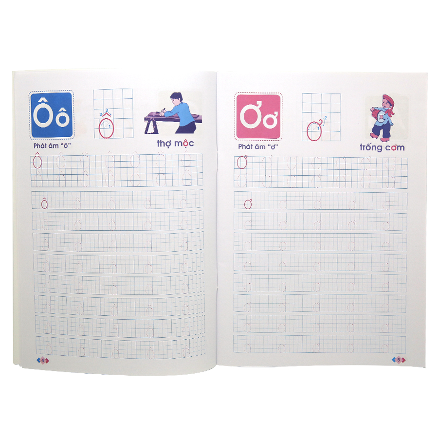 Hành Trang Cho Bé Vào Lớp 1 - Bé Tập Tô Chữ Cái Dành Cho Trẻ 5-6 Tuổi