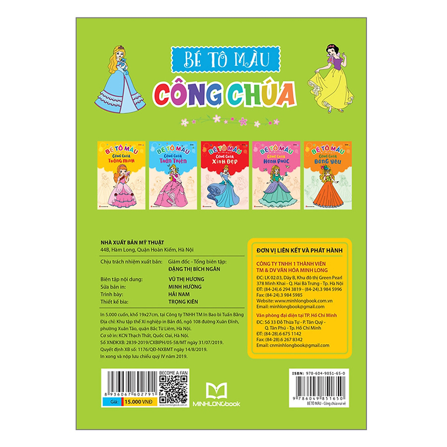 Bé Tô Màu - Công Chúa Vui Vẻ