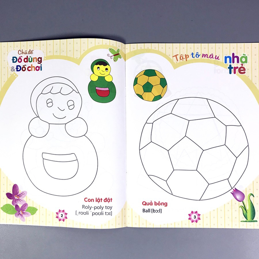Tập Tô Màu Nhà Trẻ - Chủ Đề Đồ Dùng Và Đồ Chơi