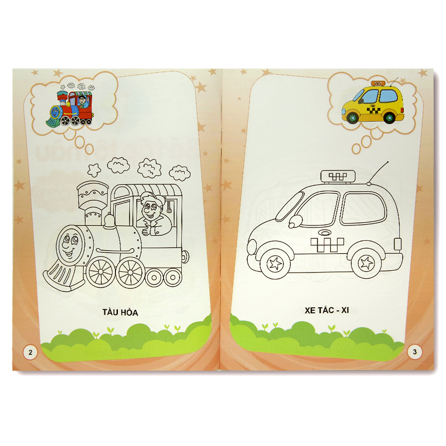 Bé Tập Tô Màu - Phương Tiện Giao Thông