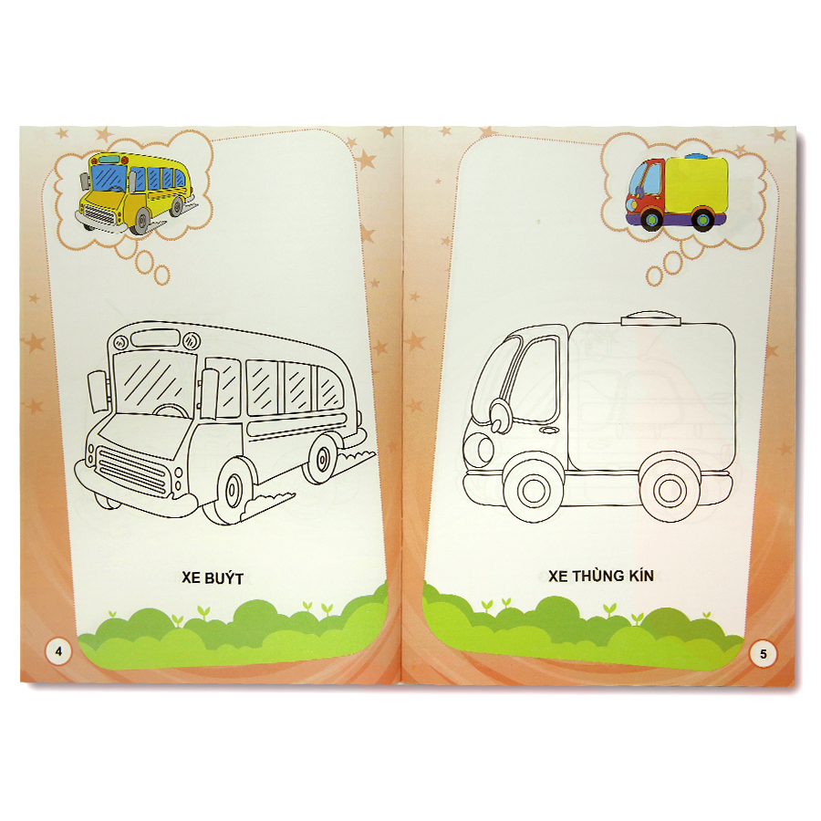 Bé Tập Tô Màu - Phương Tiện Giao Thông