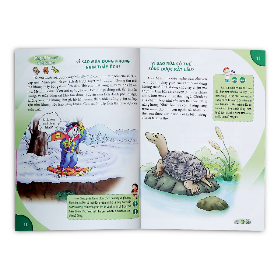 10 Vạn Câu Hỏi Vì Sao Dành Cho Thiếu Nhi - Động Vật Trên Cạn Và Động Vật Dưới Nước